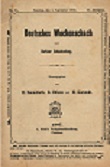 DEUTSCHES WOCHENSCHACH / 1907 vol 23, no 35